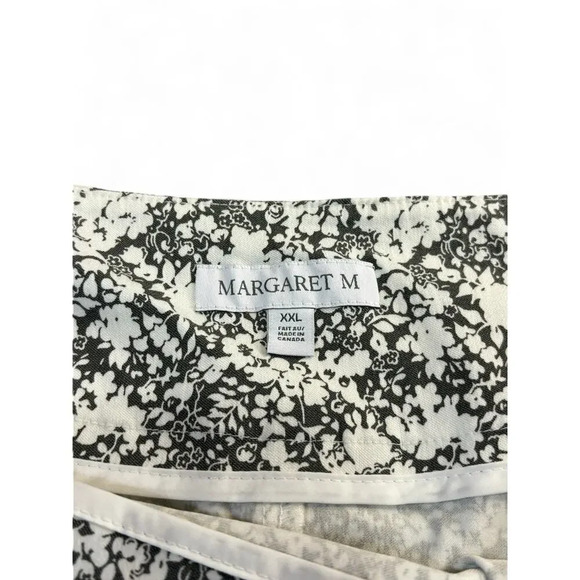 New Margaret M Slimming Pencil Skirt Grey & White Patterned Stretch Pull On - Picture 2 of 8